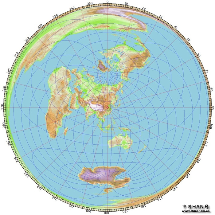 Common great circle maps